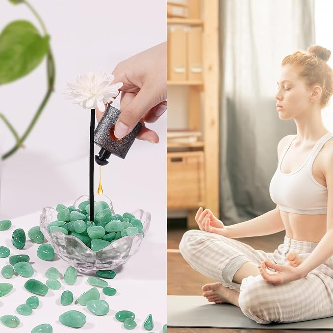 Green Aventurine Crystal Chips 2lbs (1200+ Pieces) -5-8mm Natural Polished Healing Stones for Plants, Aquarium, Crafts, DIY Decor, Jewelry Making & Spiritual Gifts ?Stone of Luck & Abundance