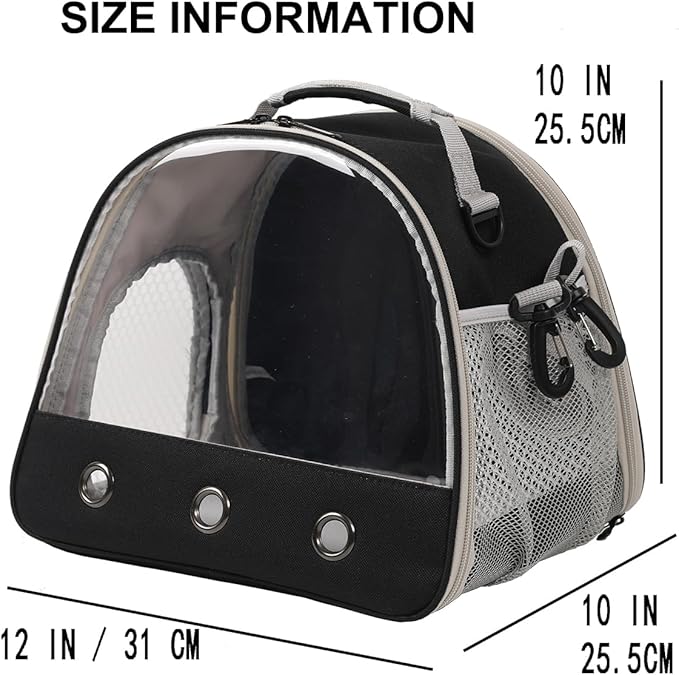 Small Animal Travel Carrier with Absorbent Pad Set, Pee Pad with Leak-Proof Quick-Dry Design for Guinea Pig,Portable Bearded Dragon Bag for Sugar Glider,Hedgehog,Rat,Bunny,Rat