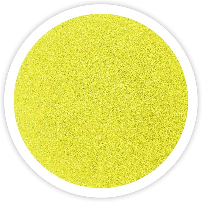 Sunbeam Yellow Unity Sand, 1 LB (16 oz), Colored for Weddings, Vase Filler, Home Décor, Craft, Aquarium, and More