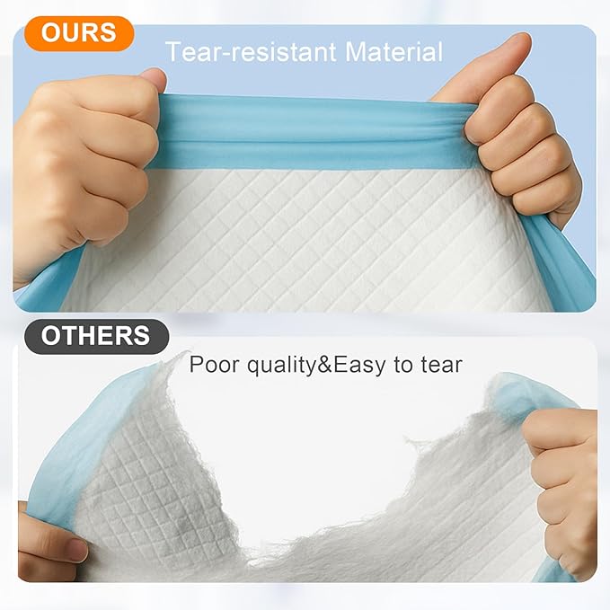 Puppy Pee Pads for Dogs 51"x36" 100 Count, Extra Large Dog Pee Pads, XXXXL Leak-Proof & Super Absorbent Dog Pee Pads, Thicken Disposable Potty Pads Puppy Training Pads for Cats Rabbits