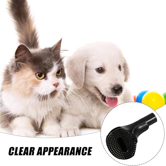 Vacuum Pet Brush Attachment for Dog Hair Cleaning Comfortable Grooming Accessory Use Pet Grooming Brush Replacement Tool Reduces Shedding and Saves for All Skill Levels