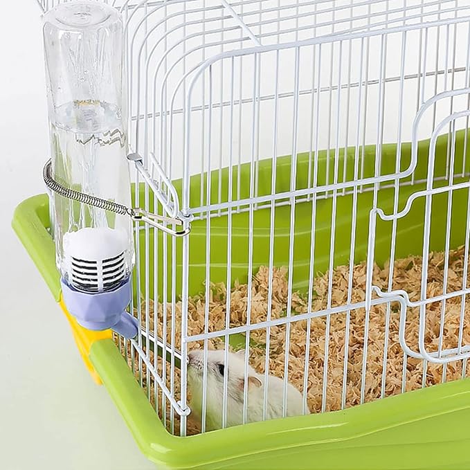 Waterers 80ml/125ml Water Bottles Dispenser for Small Animals Guinea Pigs Hamster No-Drip Design