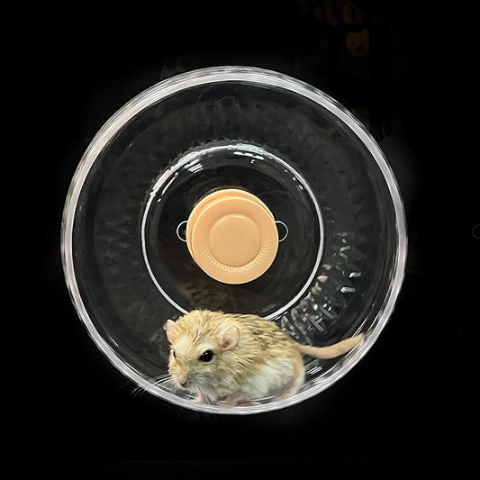 GuineaLoft™ Silent Hamster Wheel - 7.1 inch (18cm) for Hamsters, Mice, Gerbils & Small Animals