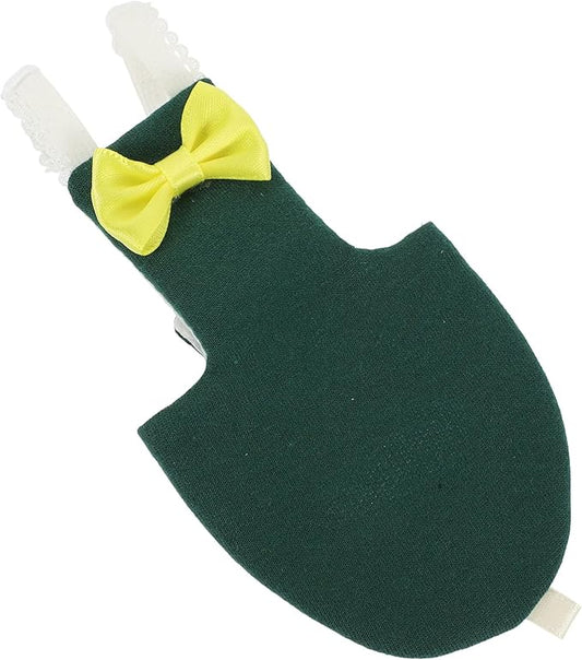 Balacoo Cockatiel Diaper Flight Suit Adjustable Bird Clothes with Protective Liner Comfortable Parrot Diaper for Small to Birds Bow Decor for Clean and Wear