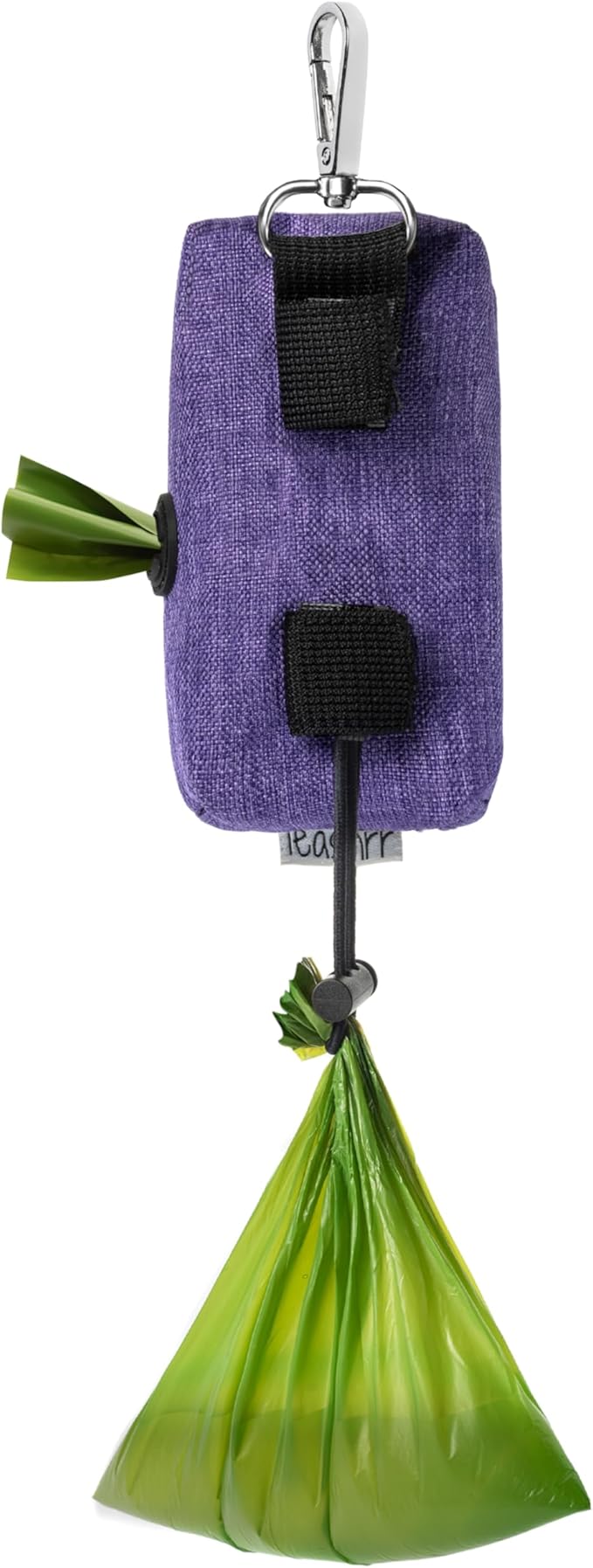 Dog Poop Bag Holder for Leashes - Dog Poop Bag Dispenser and Treat Holder with 2 Waterproof Pouches for Pet Waste Bags and Walking Accessories + 1 Free Roll - Leashrr 2.0 (Color)