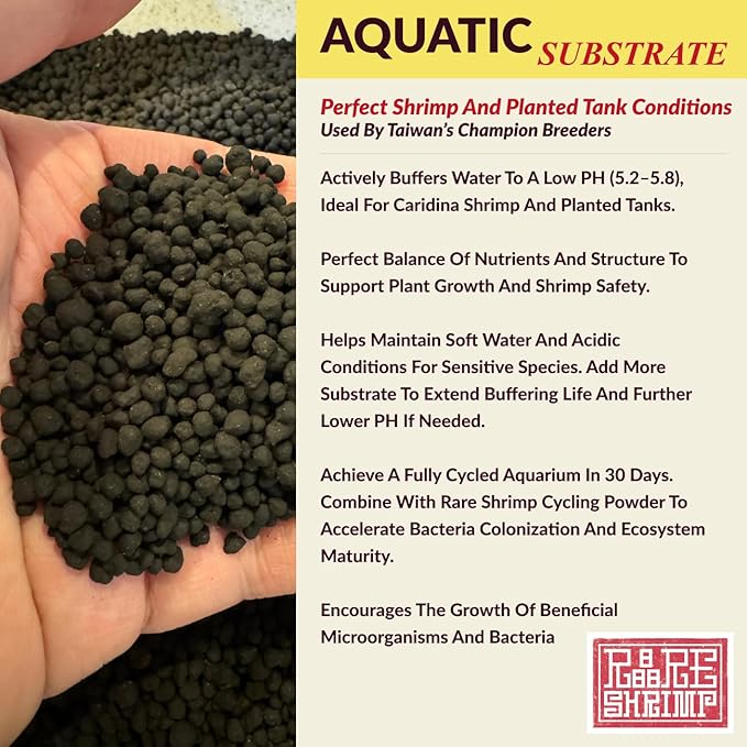 ShrimpSoil Pro - Freshwater Shrimp & Aquatic Plant Soil | Professional Buffering Substrate for Caridina & Neocaridina Shrimp | Aquarium Soil for Live Plants, Aquascapes & Aquasoil Setups (1L)