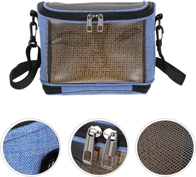 Mipcase 1pcs Transparent Parrot Carrier Bag Outdoor Pet Birds Storage Pouch Breathable Cross Body Tote Comfortable for Travel Versatile Handbag Shoulder Bag Options