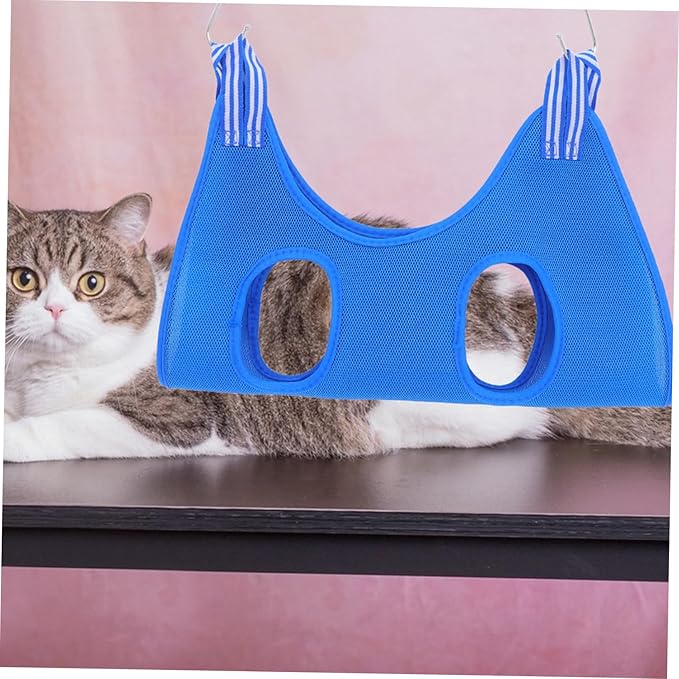 BESPORTBLE Pet Grooming Hammock for Cats Dogs Space-Saving Design for Nail Clipping Versatile Grooming Strap for Various Home Decor Styles