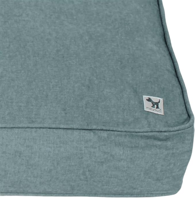 Molly Mutt Quiet Light Dog Bed Duvet Cover, GOTS-Certified 100% Cotton Canvas Cover for Dog, Puppy, or Cat Bed, Durable, Washable, and Free of Harmful Chemicals, Medium/Large, 27"x36"x5"