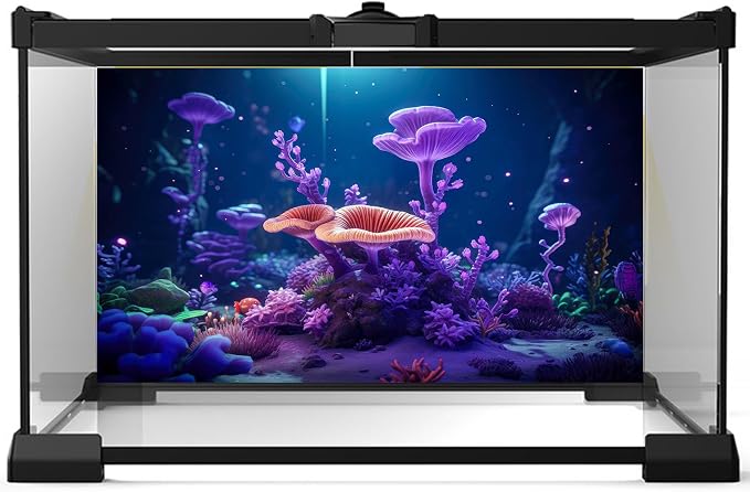 Underwater Aquarium Background Tropical Colorful Hard Corals Reef Exotic Fish Tank Background Ocean Bed Sunrays Vivid Tropical Corals Aquarium Backgrounds Under The Sea Fish Tank Backgrounds 36x24in
