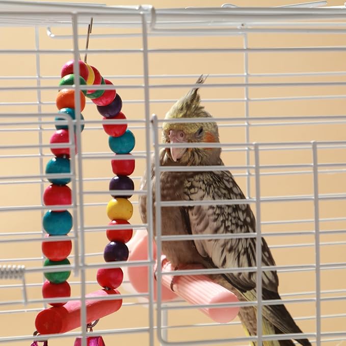 USB Heated Perch, Specifically Designed for Pet Birds Like Cockatiels, Amazon Parrots, and Budgies, with a Safe Surface Temperature of Approximately 94°F - 140°F Bird Cage Accessory