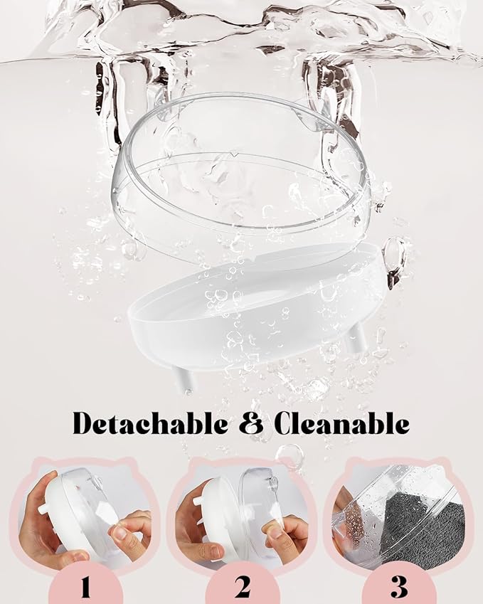 Pawfly Hamster Sand Bath Container, Hamster Sand Bath Box, Hamster Bathtub, Hamster Bathroom, Hamster Toilet, Plastic Dust Bath for Dwarf Hamsters, Syrian Hamster, Mice, Gerbils & Small Animal, White