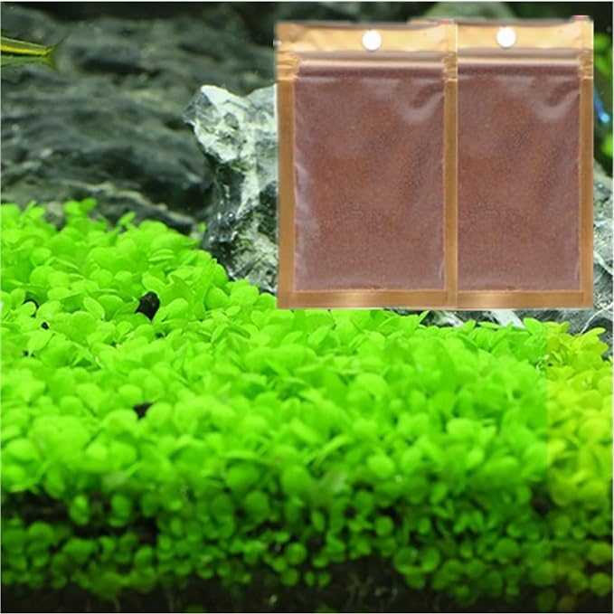 2 Pack Aquarium Plants for Fish Tank Easy Growing Real Carpet Decor for Fish Tank