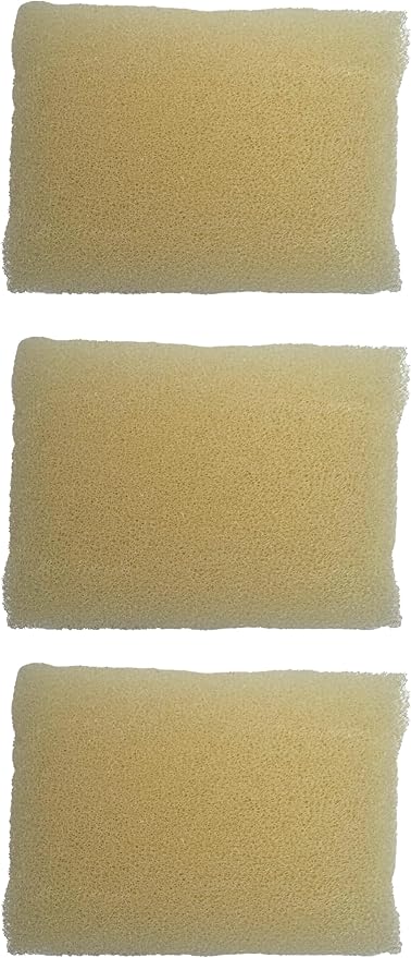 Grech Aquarium Filter Foam Replacement Pads 3-Pack for CBG-500 – Hang On Back (HOB) Fish Tank Filter Sponge Media Insert