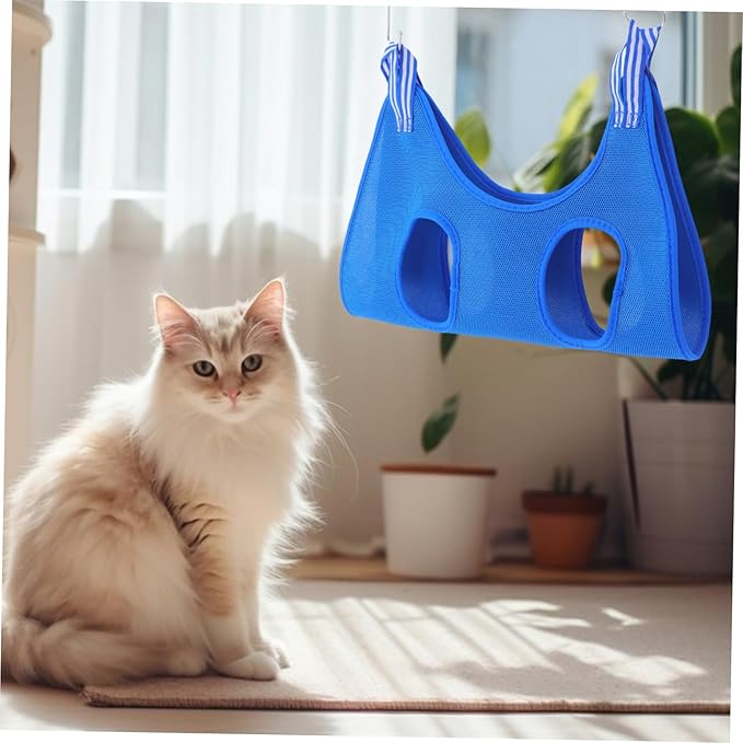 HANABASS Pet Hammock for Cats Dogs Grooming Sling for Nail Clipping Space-Saving Design Fits Various Decor Styles and Comfortable for Animals