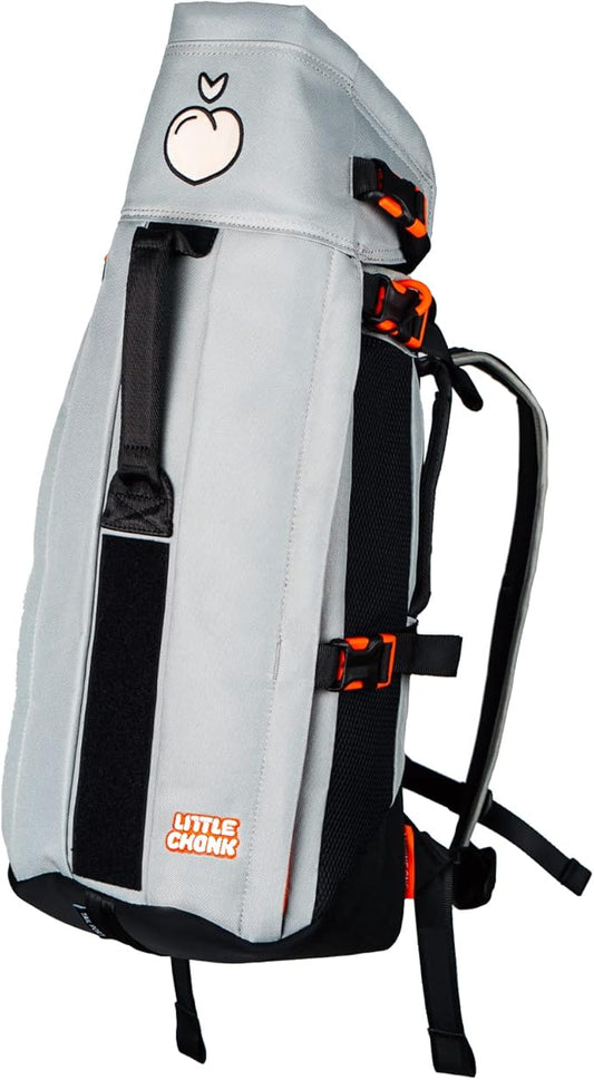 Maxine One Dog Backpack Carrier for Medium Dogs by Little Chonk | Adjustable & Ergonomic Front Facing Dog Carrier Backpack | Pet Backpack Carrier Featured in Wired Magazine - Light Gray