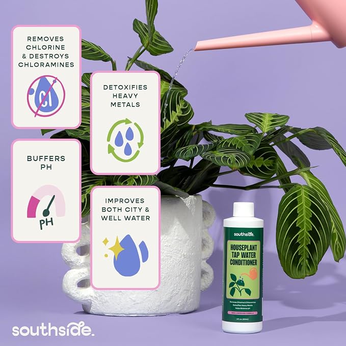 Southside Plants Tap Water Conditioner for Houseplants & Hydroponics - Remove Chlorine, Chloramines & Heavy Metals, Buffers pH - 8 Oz