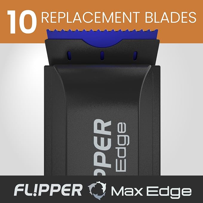 Flipper Edge MAX Acrylic Safe Plastic Blades - 10 Pack
