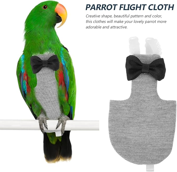 SUPVOX Bird Diaper Pigeon Flight Suit Reusable Parrot Clothing Adorable Design for Cockatoos Parakeets