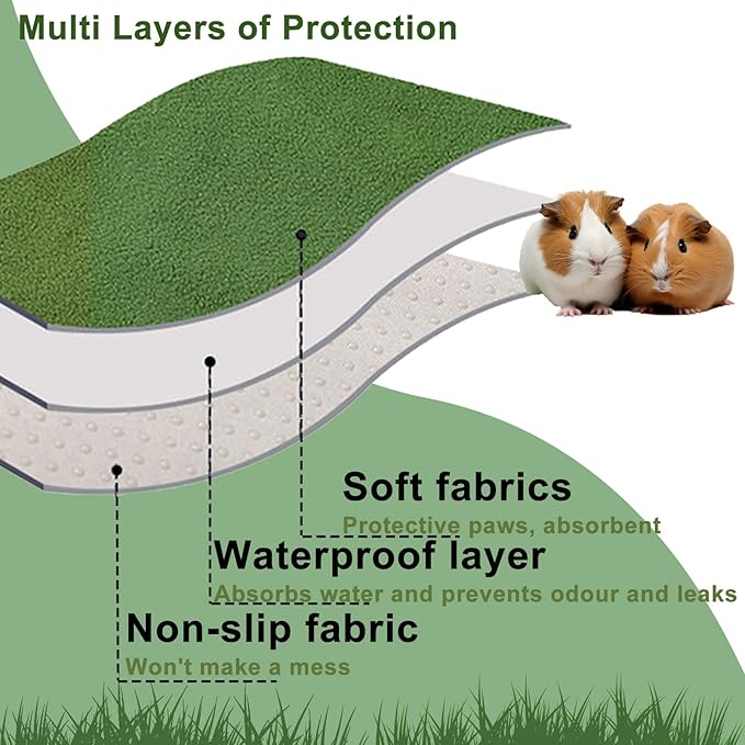 Guinea Pig Bedding Fleece Cage Liner C&C 2x4,Guinea Pig Fleece Blanket Cage Liner 56x28 (c&c 2x4 (2PCS))