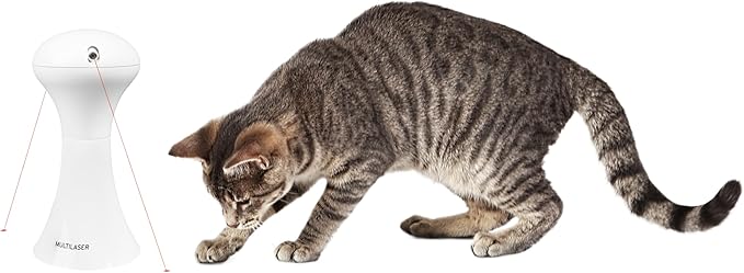 Premier Pet Automatic Multi-Laser Cat Toy, Interactive Toy for Indoor Cats