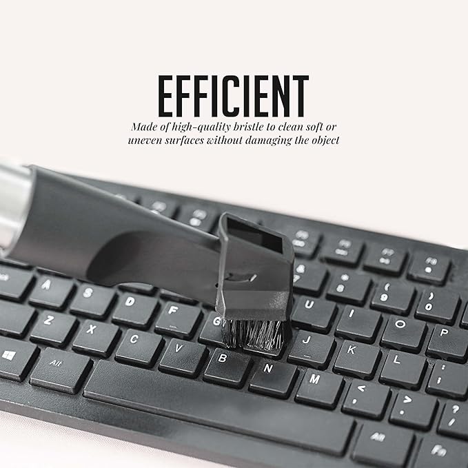OVENTE Vacuum Brush Attachment, Compatible with ST2620 Electric Bagless Canister Vacuum Cleaner, Effective for Cleaning Corners and Sofa, Durable and Easy to Use, Black ACPST2677