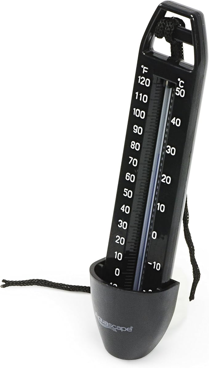 Aquascape Submersible Pond Thermometer, Black, 74000