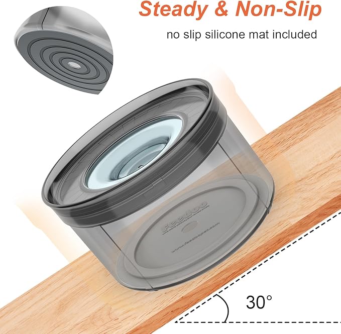 1Gallon No Spill Water Bowl for Dogs, Tritan BPA-Free Spill Proof Water Bowl with Non-Slip Mat, No Splash Slow Drinking Dog Water Bowl for Messy Drinker