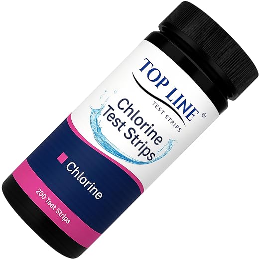 200 Chlorine Test Strips for Food Service 0-500 ppm (Value Pack) - Bleach Sanitizer Test Strips Food Service - Sanitizer Testing Strip - Chlorine Tester - Restaurant Supplies