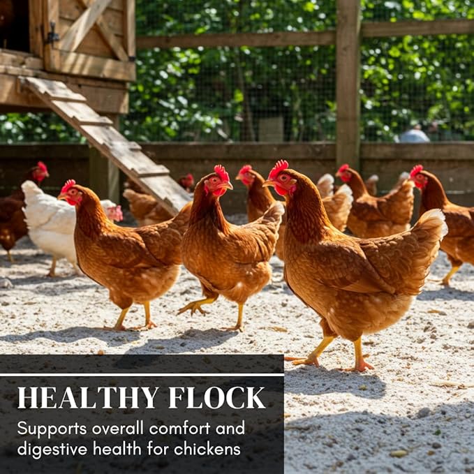 World’s Best Chicken Dust Bath – Natural Wood Ash, Sand & Fine Dust Blend – Safe for All Chickens (10 Pounds)