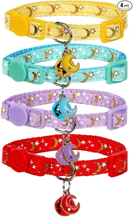 Yizepet Cat Collars with Bells, Breakaway Kitten Collar, Cute Kitty Collar, Pet Supplies Accessories