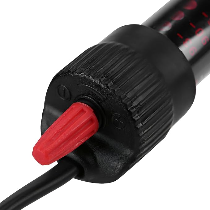 300W Submersible Aquarium Heater, Adjustable Temperature for Fish Turtle Tank with Suction Cup Mounting