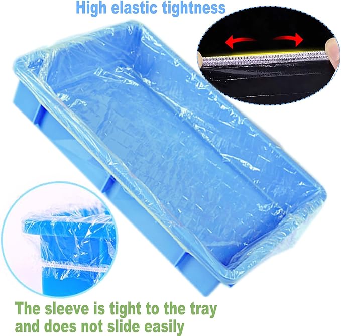 150Pcs Disposable Rabbit Cage Liners, 26'' X 18'' Plastic Bunny Cage Liner Bag Clear Guinea Pig Toilet Film, Stretch Pet Crate Tray Covers for Bunnies Ferret Chinchilla Bird Small Animal