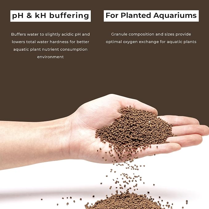 Ultum Nature Systems Controsoil - Freshwater Aqua Soil Substrate for Fish, Shrimp, Live Plant Propagation and Aquascaping - 6.8pH Low Ammonia, Volcanic Ash - Brown, Extra Fine (10 Liter)