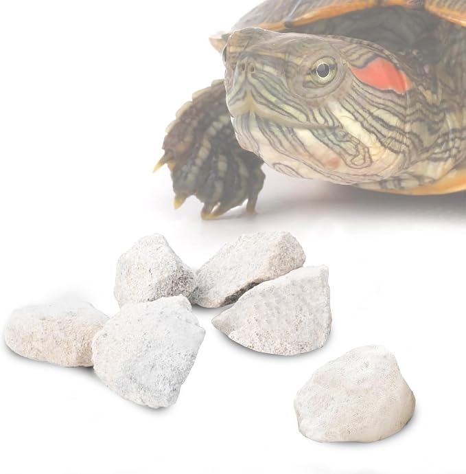 JOR Calcium Rocks for Turtles, Ideal for Shrimps, Crayfish, Hermit Crabs, and Snails, Water Conditioner for 14-Gallon Tank, Aquarium Décor, Approximately 0.5", 3-6 Pieces, 2 oz.