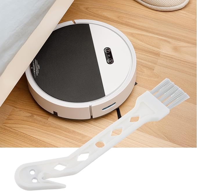 4 Packs Handheld Vacuum Cleaner Brush, Roller Vacuum, Sweeping Robot Cleaner Brushs, Universal Tool Brush ABS Dust 2 in 1 Cleaning Brushs for Sweeping Robot Cleaning Hair/Pet Hair/Dust