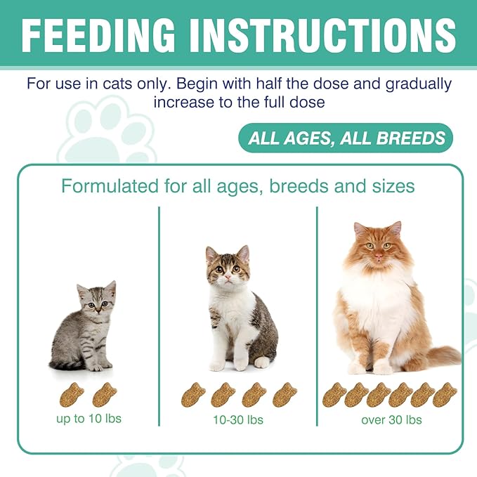Cat Hairball Remedy Treats, 150 Soft Chews Cat Hair Ball Treatment Furball Control Relief Helps Eliminate and Prevent Hairballs for Indoor Cats Supports Skin and Coat Digestion Chicken Flavor