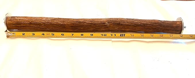 Polly's Full Length Hardwood Bird Perch, 18-Inch