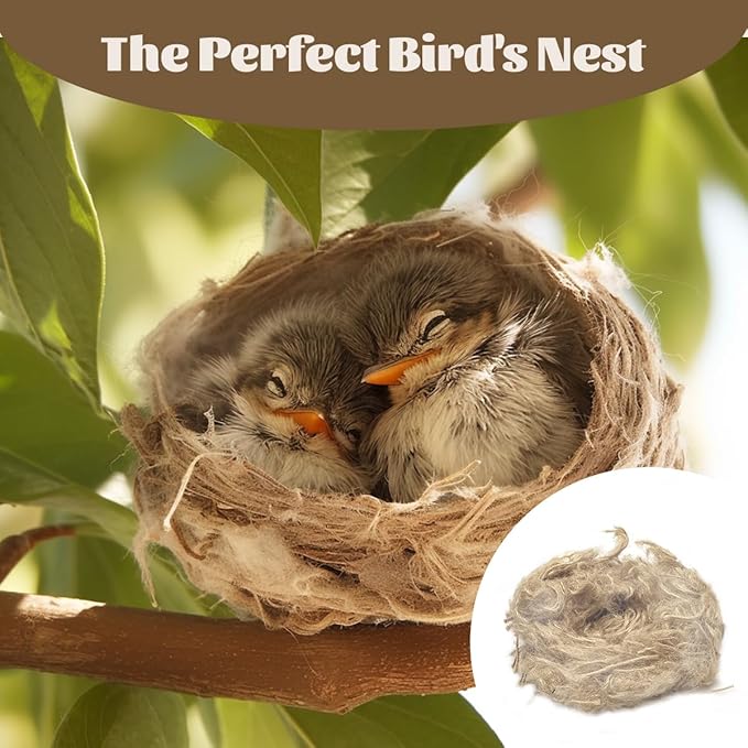 1.4 OZ/40g Bird Nesting Material,Natural Blend Hummingbird Nesting Material Parakeet Nesting Materials Nesting Material for Wild Birds Nesting Material for Canaries,Parrots