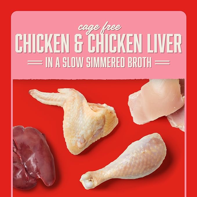 Proposed Value: Stella & Chewy's Cage Free Chicken & Chicken Liver Shredrs - Premium Dog Food Pouches - Perfect For Picky Eaters - 24 Pack, 2.8oz Each