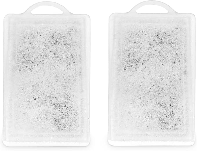 Mighty Aquarium Filter HOB Replacement Media - Replacement for Fish Tank Filters, Hang-on-Back Small Aquarium Filter Replacement Filter Cartridge, L MG12 Replacement Cartridge, 2-Pack