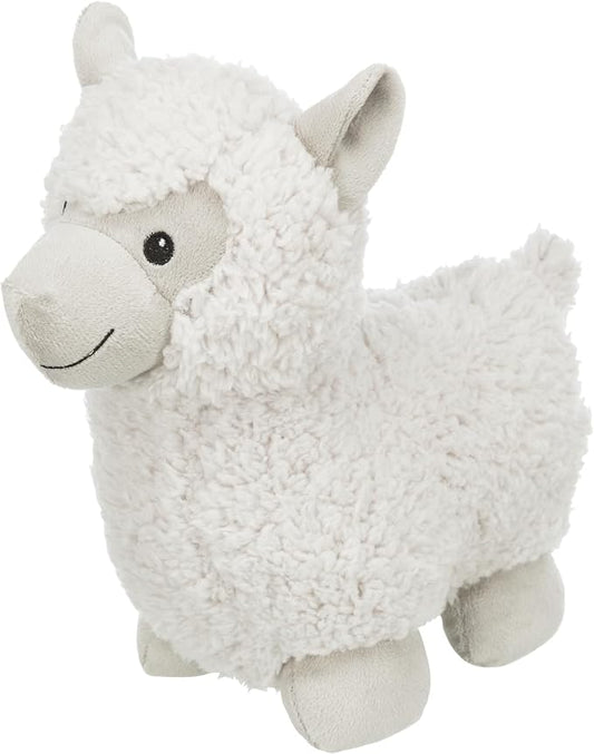 TRIXIE Be Eco Eyleen The Alpaca Plush Dog Toy for All Dogs, 10" Fun and Cuddly Squeaky Dog Toy, 96% Recycle Material