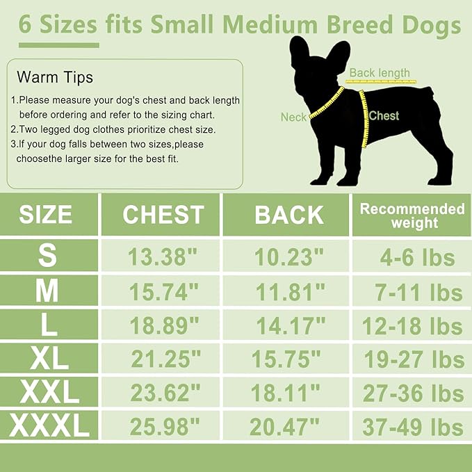 2 Pieces Fleece Dog Sweaters for Small Dogs Male, with Leash Ring, Warm Pet Sweater Fall Winter Thick Clothes Coat for Chihuahua, French Bulldog, Dachshund, XL