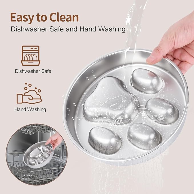 Slow Feeder Dog Bowl for Fast Eating Dogs Stainless Steel 8.2" with Non-Slip Base, Raised Obstacle Slow Down Eating for Small Medium Large Dogs, Reduces Bloat & Indigestion, Dishwasher Safe