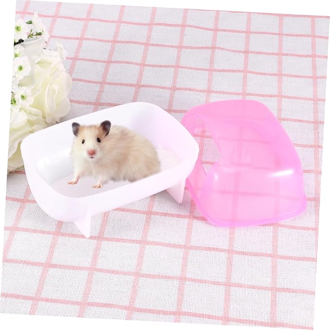 TOYANDONA 500g Chinchilla Dust Bath Sand Pet Bathing Sand Small Animal Bath House for Hamster