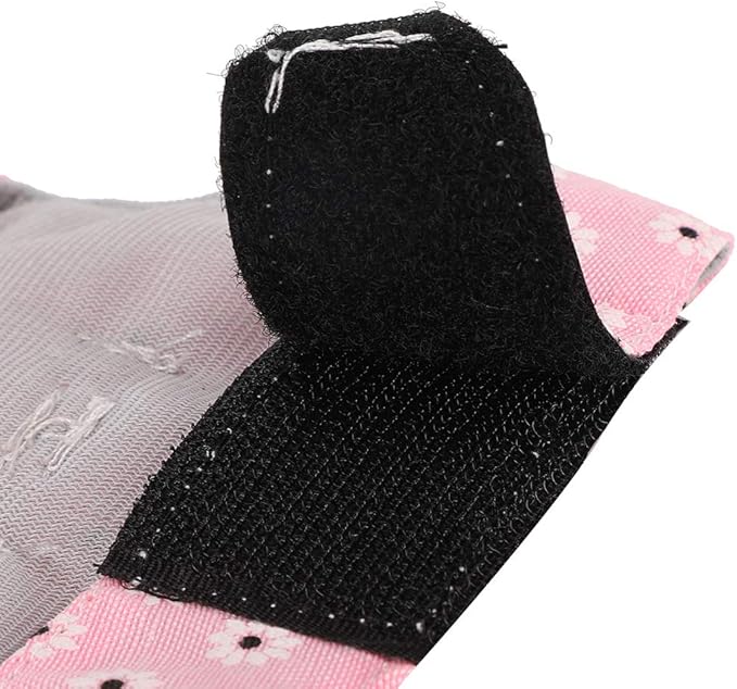 GLOGLOW Small Pet Leash Vest, Soft Fabric Rabbit Harness and Guinea Pig Carrier for Small Pets with Adjustable Straps, Great for Indoor and Outdoor Activities (S)