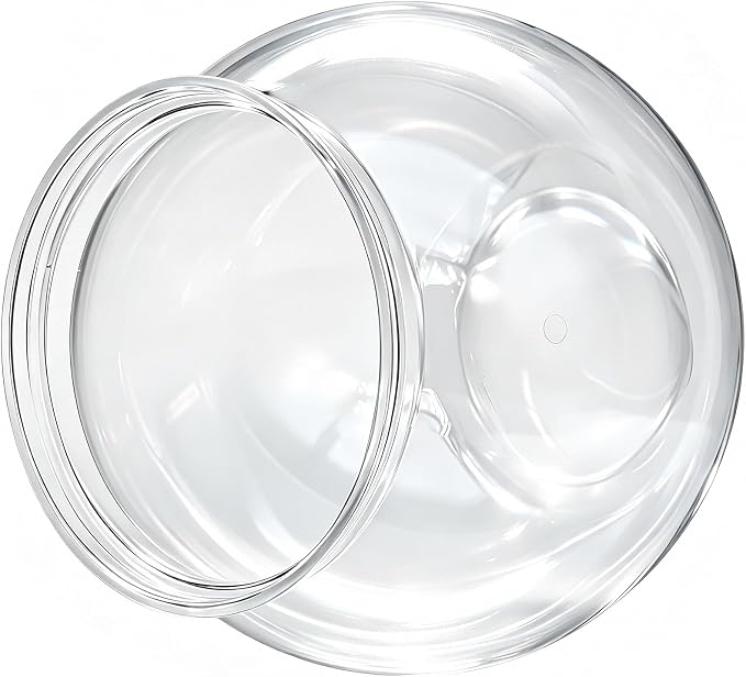 1 PCS Fish Bowl Small Plastic Bubble Bowl (23 Oz) | Fishbowl for Holding Candy and Party Decorations