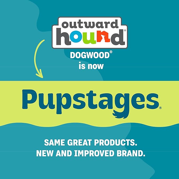Pupstages by Petstages Dogwood Breath Dog Chew Toy – Real-Wood Blend, Moderate Chewers, Large, 8", 2-Pack (Natural & Mint Flavors)