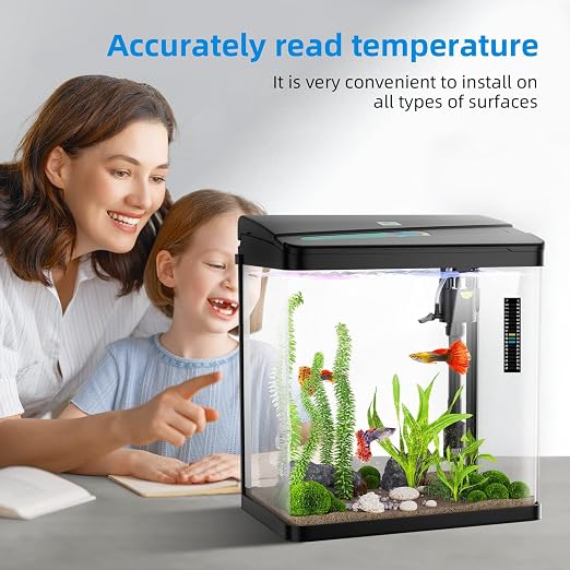 3PCS Aquarium Thermometer Strip 61-122℉(15-50°C) for Brewing Aquarium | Easy-to-Read Fish Tank Thermometer Stick on Aquarium Test Strip for Aquarium Fish Tank, Adhesive Temperature Sticker Display