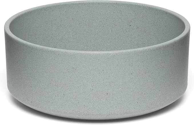 Loving Pets - Dolce Bamboo - Eco-Friendly Pet Bowls & Dishes for Dog, Cats, Puppy Food and Water Dish -Sustainable and Dishwasher Safe, Made with Real Bamboo (Small, Slate-Grey)